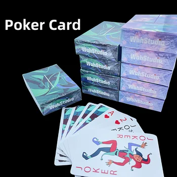 54pcs/set Popieriaus Pokerio Kortų Šeimai Šalis stalo Žaidimas Kortų Gražus Metu Kolekcija Laikikliai