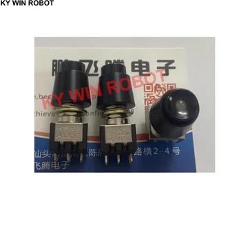 1PCS/DAUG Importuotų Japonija ALKO MPSN103F su raudona ir žalia šviesa mygtuką perjungti vertikalus 6 pėdų nustatyti iš naujo mygtuką, 3A