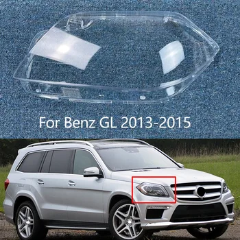 Už Benz GL W166 GL350 GL400 GL450 GL500 2013-2015Front Priekinis Viršelis Skaidrus Žibintų lempų gaubtų Shell Objektyvo Stiklo