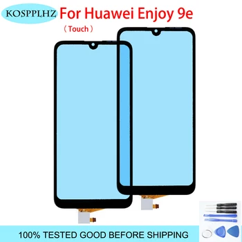 6.09 colių Huawei Mėgautis 9e LCD Priekiniai Jutiklinis Ekranas skaitmeninis keitiklis Išorinės Stiklo Objektyvas 