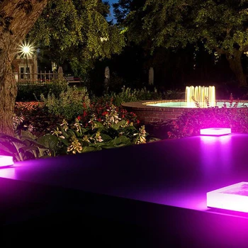 RGB Saulės Skiltyje Žibintas ABS Sienos Lempos Lauko Vandeniui LED Kraštovaizdžio Europos Namų Kiemas, Sodas, Veja Vartai Ramstis Lempos