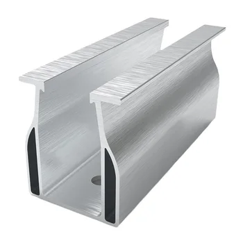 Aliuminio Lydinys-Laikiklis, skirtas Fotoelementų Skydų Suteikia Jėgų ir Stabilumo Suderinama su Vidurio ar Pabaigos, Apkabos