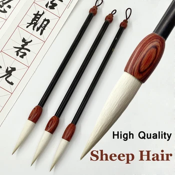 Rašyti Teptuku Avių Plaukų Pen Kinijos Tradicinės Kaligrafijos, Profesionalūs Dažymo Reikmenys Boutique Aukštos Kokybės Elastinga Vilna