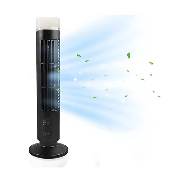 Nešiojamų LED Bladeless Bokštas Aušinimo Ventiliatorius 2 Vėjo Greičio Režimai Mini Nuolatinis Oro Kondicionierius, Miegamojo Home Office #20