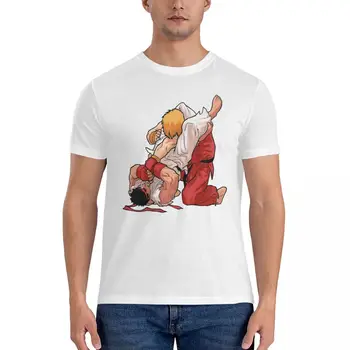 Ken ir Ryu Jiu Jitsu Metu - Kovos Menų Klasikiniai Marškinėliai paprasto t-shirt gyvūnų spausdinti marškinėliai berniukams individualų t shirts