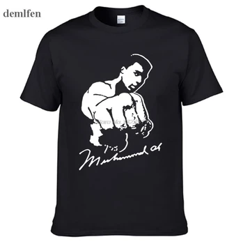 Muhammad Ali Marškinėliai Viską Iš Naujo Mados Vyrams Trumpomis Rankovėmis Marškiniai Camisetas Hombre Kovos Klubas Vasarą Viršuje Grafinis Marškinėlius