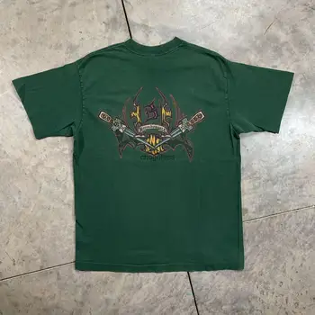 Derliaus Boomdoggers Naršyti Marškinėliai Vieno Dygsnio 90s vyrų marškinėliai