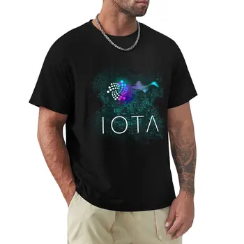 IOTA Logotipas T-Shirt greitai-džiovinimo t-shirt paprasto t-shirt sunkiasvoris t marškinėliai vyrams