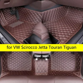CRLCRT Automobilio Grindų Kilimėlio VW Scirocco Jetta Touran Tiguan TOUAREG Caravelle Sharan automobilio varianto, Aksesuarai Kilimėliai