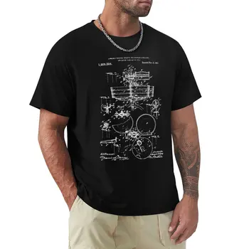 Skalbimo Mašina patentų 1916 T-Shirt gyvūnų spausdinti marškinėliai berniukams estetinės drabužius t shirt mens