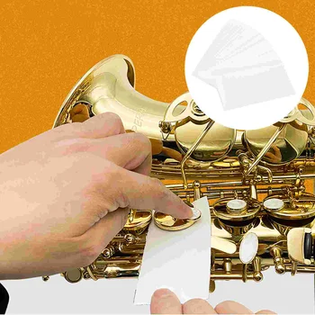 100vnt Saksofonas Absorbentas Popieriaus Fleitai Trinkelėmis Slaugos Vieną Obojui, pagalbinėje