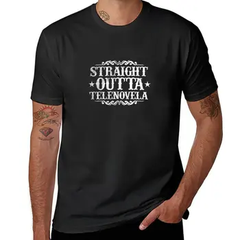Naujas Straight Outta Telenovela T-Shirt paprasto, t-marškinėliai berniukams, t shirts dizaineris marškinėliai vyrams