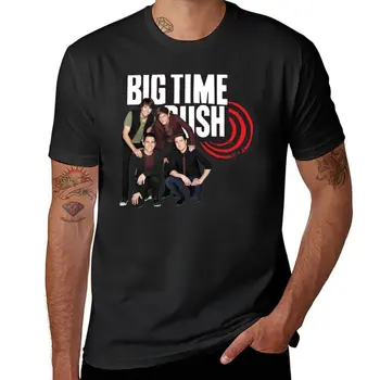 Naujas Big Time Rush logotipas ir narių T-Shirt marškinėliai, mielas drabužių vasaros top marškinėliai vyrams medvilnės