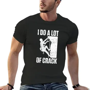 Aš Daug Crack T-Shirt marškinėliai vyras sunkiasvoris t shirts kawaii drabužiai vyrams, drabužiai