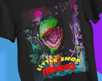 Little Shop of Horrors Minkštas Marškinėliai Maža Parduotuvė Siaubą T-Shirt 80s Filmo Marškinėliai 80-ųjų Nostalgija Grafinis Tee Dovana Jai, Dovana f