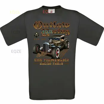 Hotrod 58 Mens Hot Rod T Shirt Žiurkės Garažas Vintage Drabužių V8 Tėtis Automobilių Gift04