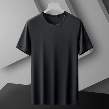 CASUMANL Vasarą Vyrams T Shirts 2023 vientisos Spalvos Kvėpuojantis Greitai džiūsta Ploni Marškinėliai Vyrams Mados Atsitiktinis Kasdienio Vyrų Viršūnės