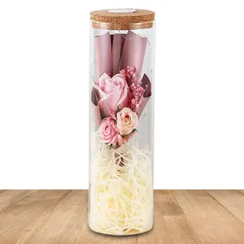 Įsižiebti Rose Nemirtingas Rose Dekoratyvinis LED Lempos Rose Dovana Dirbtinių Gėlių nušviečia Rožių Žiedų, Rožių Dovanos Žmona, Mama