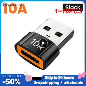 1~10VNT 10A OTG USB 3.0 C Tipo Adapteris TypeC Moteris Male USB Keitiklis Greito Įkrovimo Duomenų Perdavimo Macbook