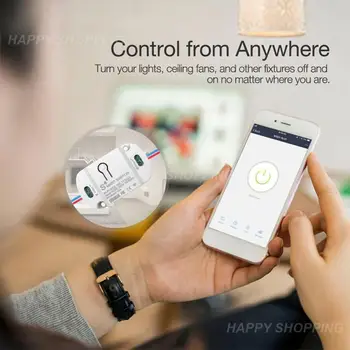 Tuya Wifi Smart Switch Module Laikmatis Balso Relay Belaidžio tinklo Jungiklis Smart Home Led Šviesos Smart Gyvenimą Su Alexa Namų 16A 10A