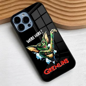 Gremlins Gizmo Monstras Telefono dėklas Silikoninis KOMPIUTERIS+TPU Case For IPhone 14 11 12 13 Pro Max 8 7 6 Plus X SE XR Sunkiai Shell Fundas Dangtis