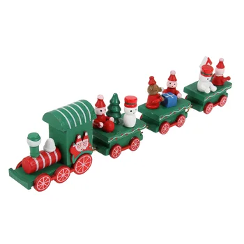 Kalėdų Dekoro Vaikams Traukiniai Ornamentais Papuošti Medinių Amatų Dekoratyvinis Mini Vaikas