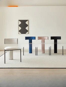 Italų dizaineris valgomojo kėdės, skirtas naudoti namuose, šviesos prabanga stalai, makiažas kėdės, minimalistinio medžio masyvo valgomojo stalai ir kėdės,