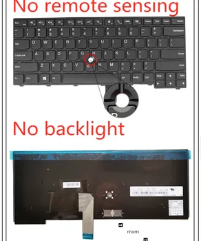 JAV foninio apšvietimo Klaviatūra Lenovo ThinkPad E450 E450C E455 E460 E465