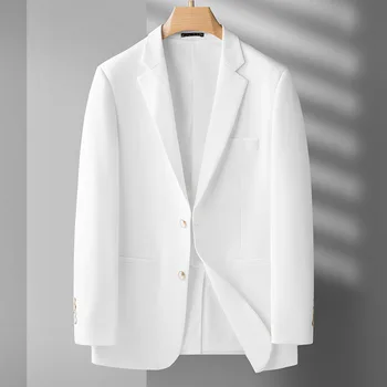 L-Verslo kostiumas Vyrams išplėstinė prasme mažų kostiumas korėjos versija tendencija šviesos brandaus stiliaus oficialų trijų dalių geriausią vyro kailis