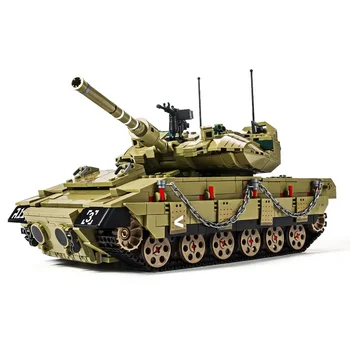 Suderinama Plytų Karinės Panzer Tankas Merkava MK4 Leopard 2 Raketų Automobilių Blokai WW2 vokiečių Armijos Pasaulyje Berniukų Žaislai Dovana