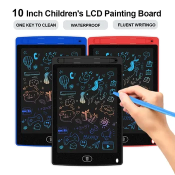 10 Colių Mokymosi LCD Piešimo Tablet Žaislai Mergaitėms Berniukai Piešimo Tablet Elektroninių Rašysenos Trinkelėmis Lenta+Rašiklis Vaikų Žaislas Dovana