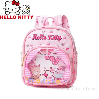Hello Kitty Cartoon Vaikų Kuprinę pradinės Mokyklos Mokiniai 1-3 klasės Kuprinės Darželio Didelės Klasės Vaikai Mergina Krepšys