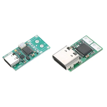 2X USB-C PD2.0/3.0-DC Konverteriu, Maitinimo Modulis Masalui Sukelti Apklausa Apklausos Detektorius Testeris(ZYPDS&ZY12PDN)